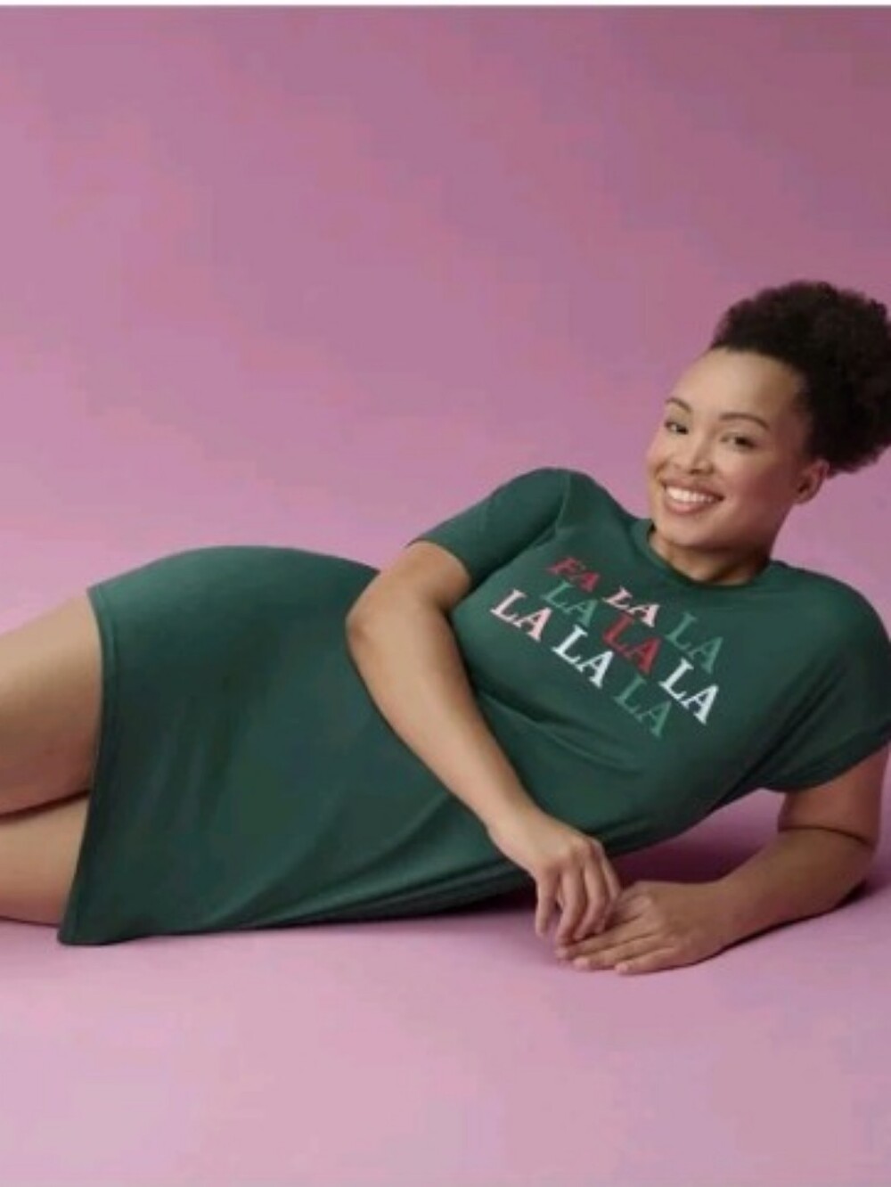 Joyspun Christmas Night Gown Sz L XL